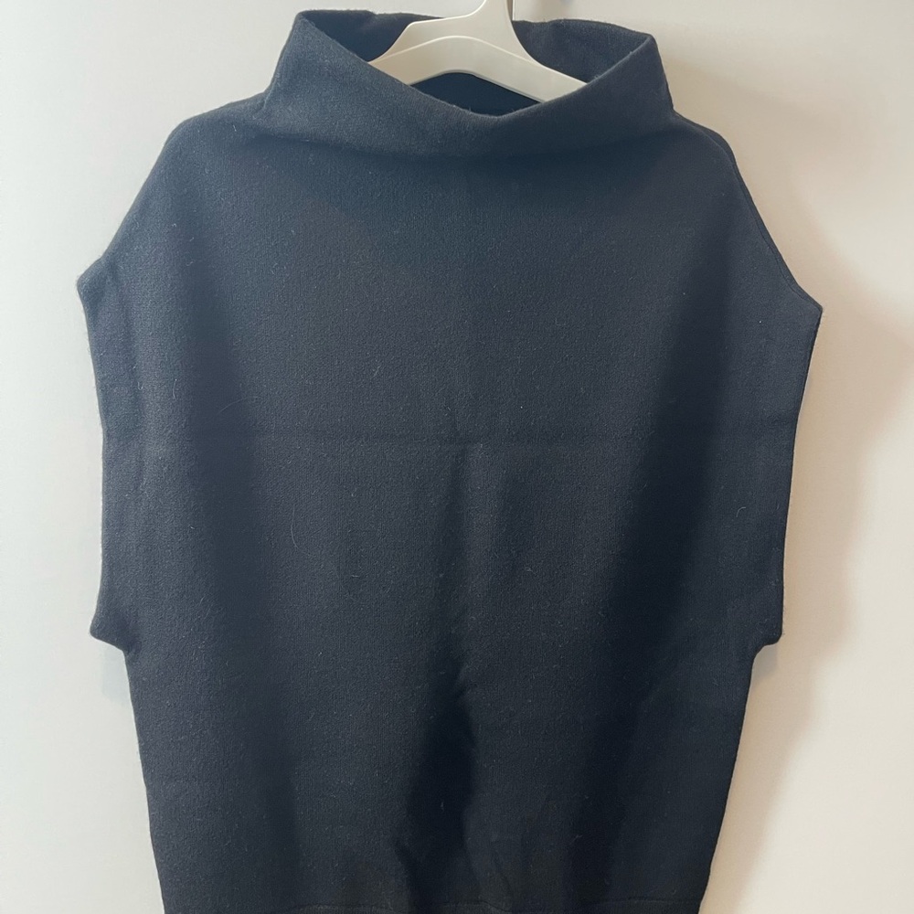 Club Monaco Black Cowl Neck Sweater